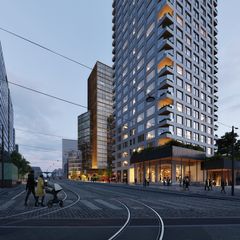 Etelä-Pasila, Näkymä Pasilansiltaa itään. Kuva: Arkkitehtitoimisto ALA