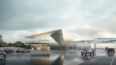Matkustajakäytävä S1 toimii tulevaisuudessa laivamatkustajien sisäpuolisena kulkuyhteytenä Skanskan parhaillaan rakentamasta terminaalirakennuksesta uudelle S1-pistolaiturille.