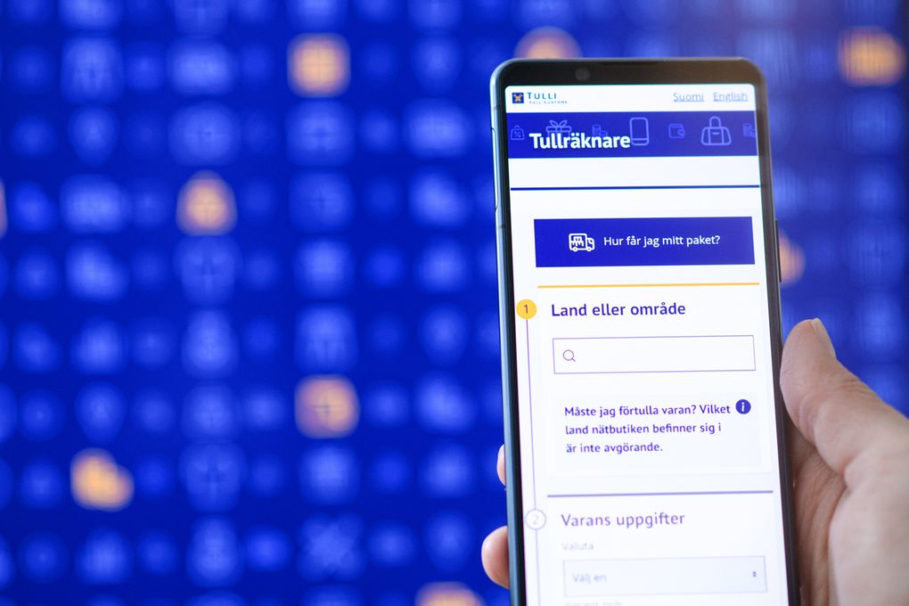 Tullens populära tjänst Tullräknare.
