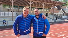 Atea Finlandin toimitusjohtaja Juha Sihvonen ja SUL:n markkinointiyhtiö Track & Field Finland Oy:n toimitusjohtaja Jari Töykkä. Kuva: Atea