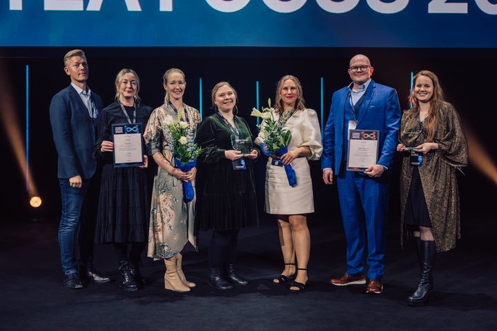 Yleisö äänesti Vuoden digiteko 2025 -kilpailun voittajiksi energiayhtiö Väreen ja Päijät-Hämeen hyvinvointialueen.