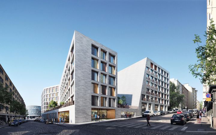 Lyyra-kortteli Helsingin Hakaniemessä.