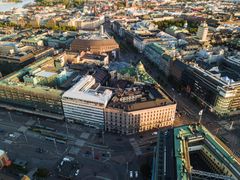 Ylvan kiinteistöt Helsingin keskustassa.