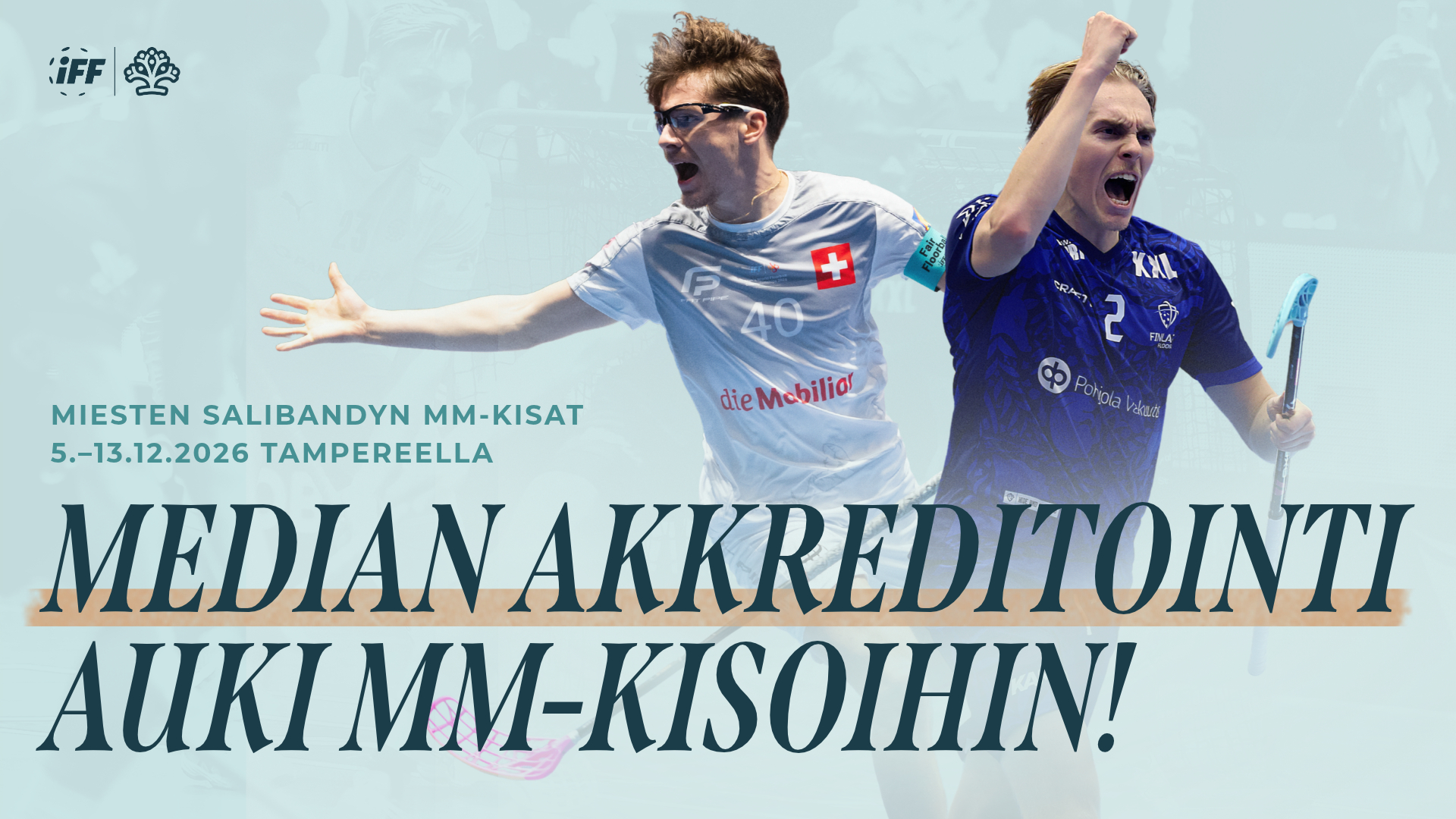 Salibandyn miesten MM-kilpailujen mediahaku alkoi Tampereella