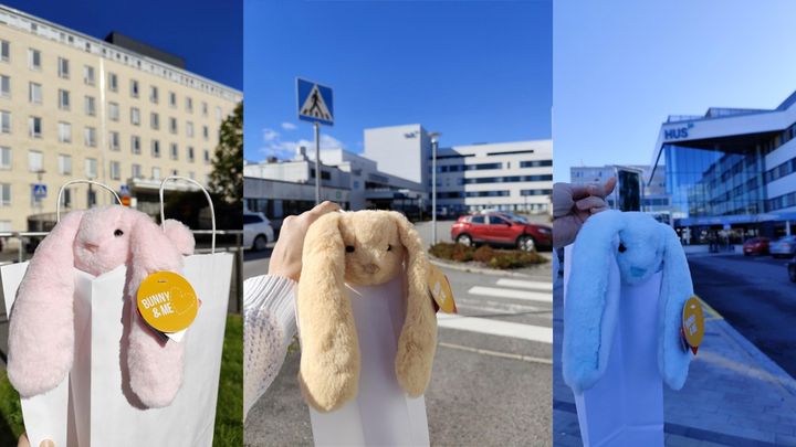 Vastasyntyneiden hellyyttävät puput matkalla Naistenklinikalle, Hyvinkään Sairaalaan ja Jorviin.