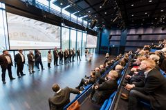 TYNKin jäsenistö esittäytyi Tampere-talolla Tuottajavastuuiltapäivässä 2017.