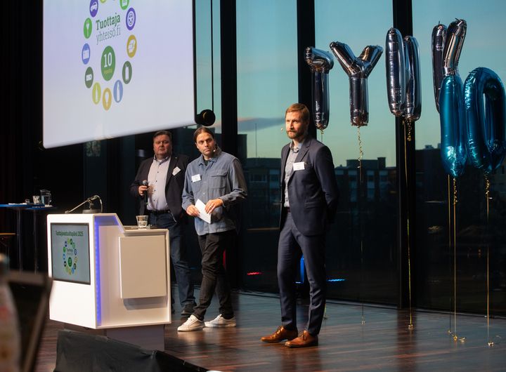 Arto Puumalainen, Kimmo Ohtonen ja Tuomas Räsänen.