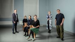Kuvassa uuden museoyhtiön hallitus Petri Tervonen (vas.), Laura Aalto, Kaarina Gould (pj.), Jenni Reuter, Katri Viippola ja Pauli Sivonen. Kuvasta puuttuu Mikael Silvanto.