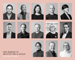 Suunnittelukilpailun tuomaristoon kuuluvat (vasemmasta yläkulmasta luettuna): Beate Hølmebakk, Gus Casely-Hayford, Anni Sinnemäki, Miklu Silvanto, Beatrice Galilee; Matti Kuittinen, Kaarina Gould, Hannu Tikka, Riitta Kaivosoja, Mikko Aho; Sari Nieminen, Juha Lemström ja Salla Hoppu.