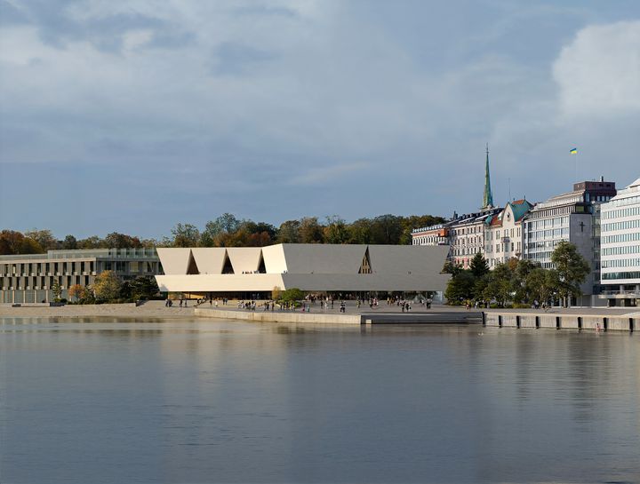 Segern i designtävlingen för det nya arkitektur- och designmuseet gick till Finland – JKMM Arkkitehdit med sitt bidrag ”Kumma” ska designa det nya museet