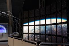 Matkalla avaruudessa -näyttelyn kohde Overview Effect