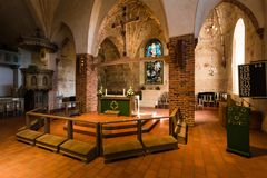 The altar of Espoo Cathedral.