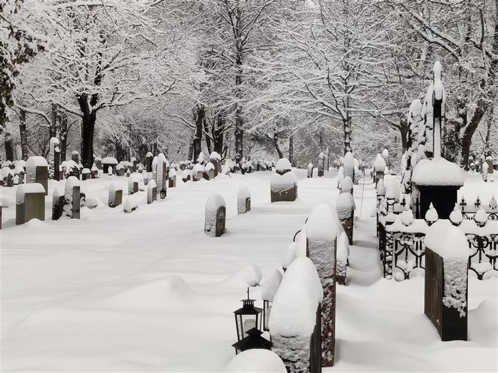 Church Cemetery in the Winter 2022.
