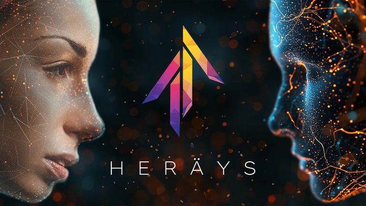 Kuvassa on kahdet kasvot vastakkain ja Heräys-sana välissä.