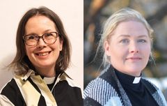 Kuvassa vasemmalta Elina Hellqvist ja Heidi Zitting.