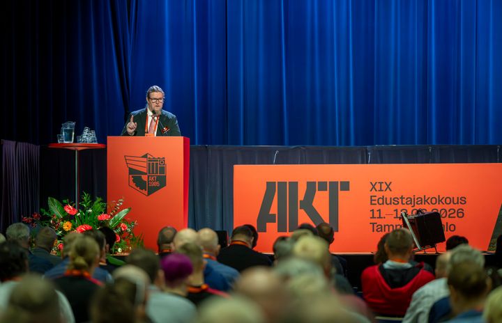 Ay-aktivismi on normaalia, törkyviestintä ei, AKT:n puheenjohtaja Ismo Kokko sanoi avajaispuheessaan.