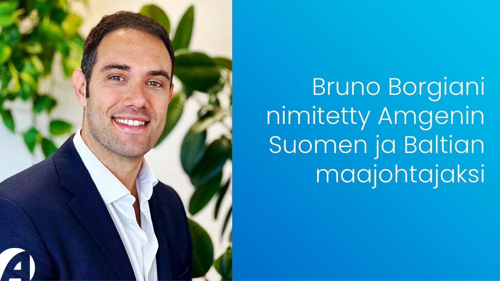 Bruno Borgiani Amgenin Suomen ja Baltian maajohtajaksi