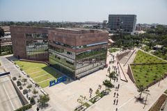 Pontificia Universidad Católica del Perú kampuksen ilmakuva