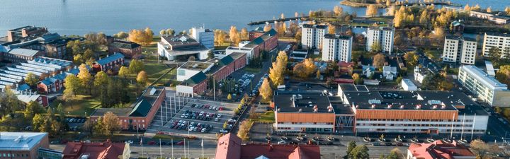 Vaasan yliopiston ja Vaasan ammattikorkeakoulu Palosaaren kampuksella.