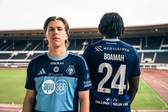Lucas Lingman ja Michael Boamah.