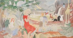 Tove Jansson: Lintu sininen, 1953. © Tove Janssonin kuolinpesä. Kuva: HAM / Maija Toivanen.