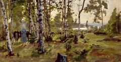 Victor Westerholm: Cow Pasture (undated). HAM Helsinki Art Museum. Photo: Hanna Rikkonen.
