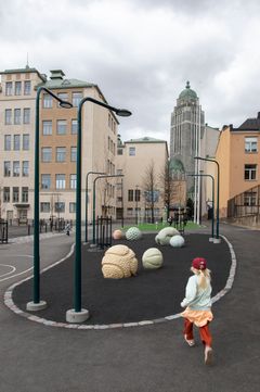 Saara Ekström: Pollen, 2024. Kallion ala-asteen koulu. Kuva: HAM/Maija Toivanen