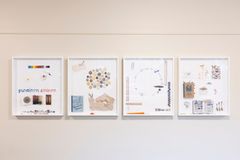 Anu Tuominen: Koulun opetustaulut, 2025. Käpylän peruskoulu. Kuva: HAM/Kerttu Malinen.