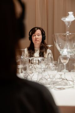 Näkymä näyttelystä KOKIMO: Tablescape. HAM Helsingin taidemuseo 29.5.–23.8.2026. Kuva: HAM / Kerttu Malinen.