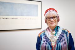 Britta Marakatt-Labba. Kuva: Hans Olof Utsi.