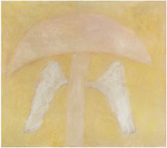 Eeva Lietonen, Enkeli, 2026. Itse valmistettu öljymaali kankaalle, 135 x 120 cm.