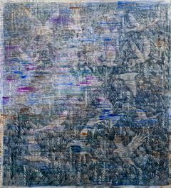 Eveliina Hämäläinen, Parvi, 2026. Öljy kankaalle, 200 x 180 cm.