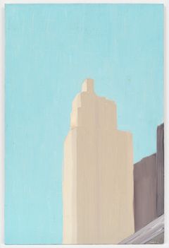 Martha Diamond, Untitled, n. 1982. Öljy levylle, 53,5 x 35,5 cm. Collection Martha Diamond Trust, New York.