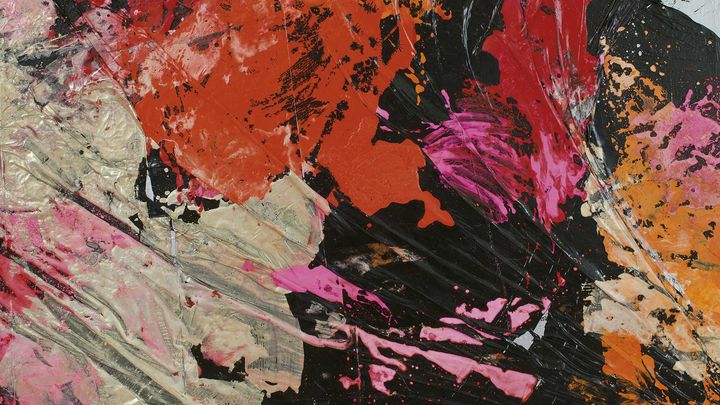 Marianna Uutinen, Glamshot, 2011 (det.). Akryyli kankaalle, 230 x 202 cm. Sara Hildénin Säätiön kokoelma.