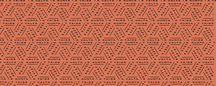 Logopattern Taidevaltakunnan logosta.