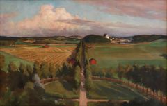 Albert Edelfelt: Borgå sett från Kiala gård