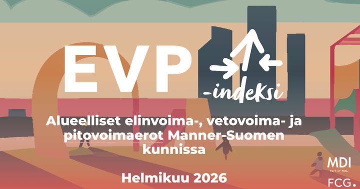 Elinvoiman muuttujat heikentyneet useimmilla alueilla.