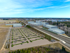 Havainnekuva Kuninkaanportin aseman seudusta.