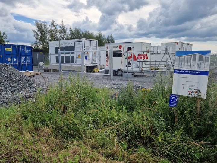 Pohjoistuuli BESS Oy:n työmaa
