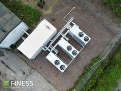 Kolme Finess Energyn toimittamaa 100 kW CO2 lämpöpumppua Riihimäellä.