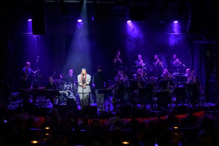 Kuva Elojazzeilta 2025. Kuvassa Oulu All Star Big Band feat. China Moses