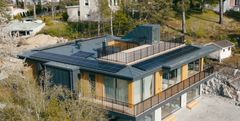 Screenshot from the installation video of the LONGi EcoLife Series in Stockholm.