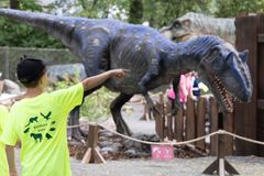 Korkeasaaren dinosaurukset. Kuva: Annika Sorjonen