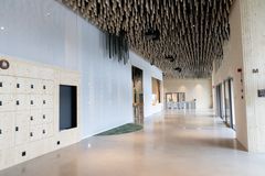 Valoisa aulatila lokakuun alussa. Kuva: Annika Sorjonen, Korkeasaaren eläintarha