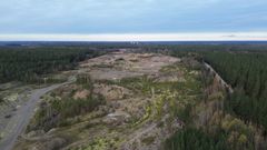Nordin suunnitellun aurinkovoimalan hankealue Kokemäen Ronkankankaalla.