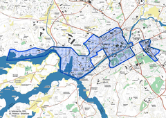 Turun keskustan rajoitusaluekartta