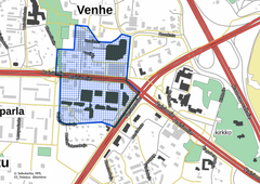 Karta över begränsningsområdet i Reso