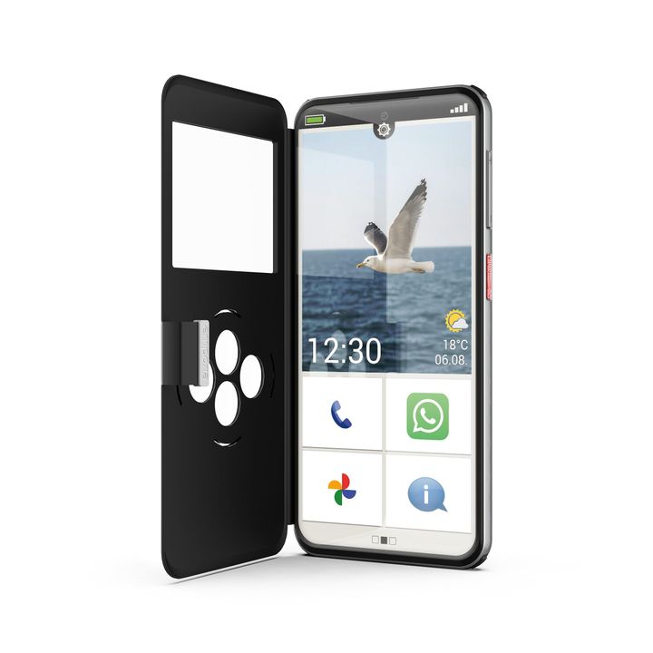 Caption: They're really going for it: emporia launches the first 5G smartphone with a screen warranty.