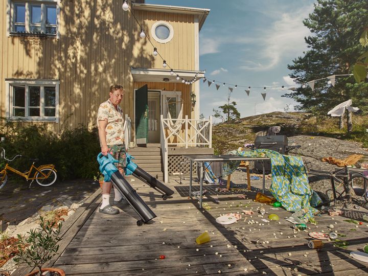 Vähän tuli tyhmästi siivottua.