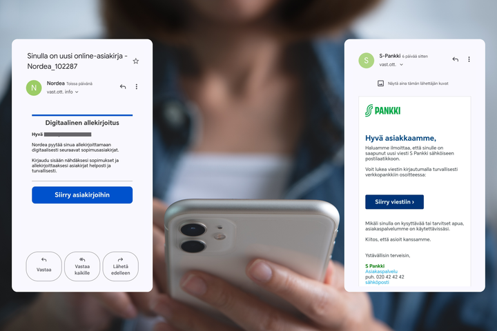 Mobiililaitteilla huijauksia on vaikeampi tunnistaa nopeasti.